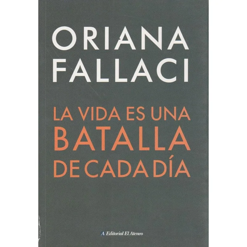 Livro La Vida Es Una Batalla De Cada Dia