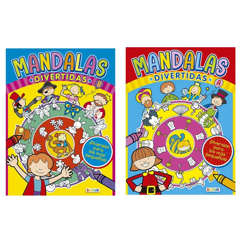 Libro para Pintar Mandalas Divertidas B Sigmar