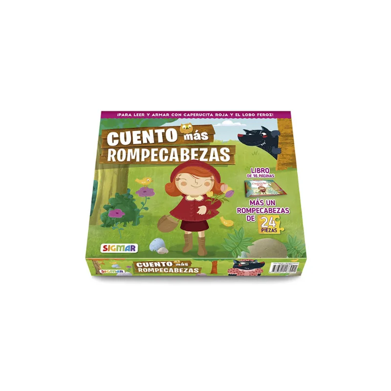 Caja Cuento Rompecabezas Caperucita Sigmar