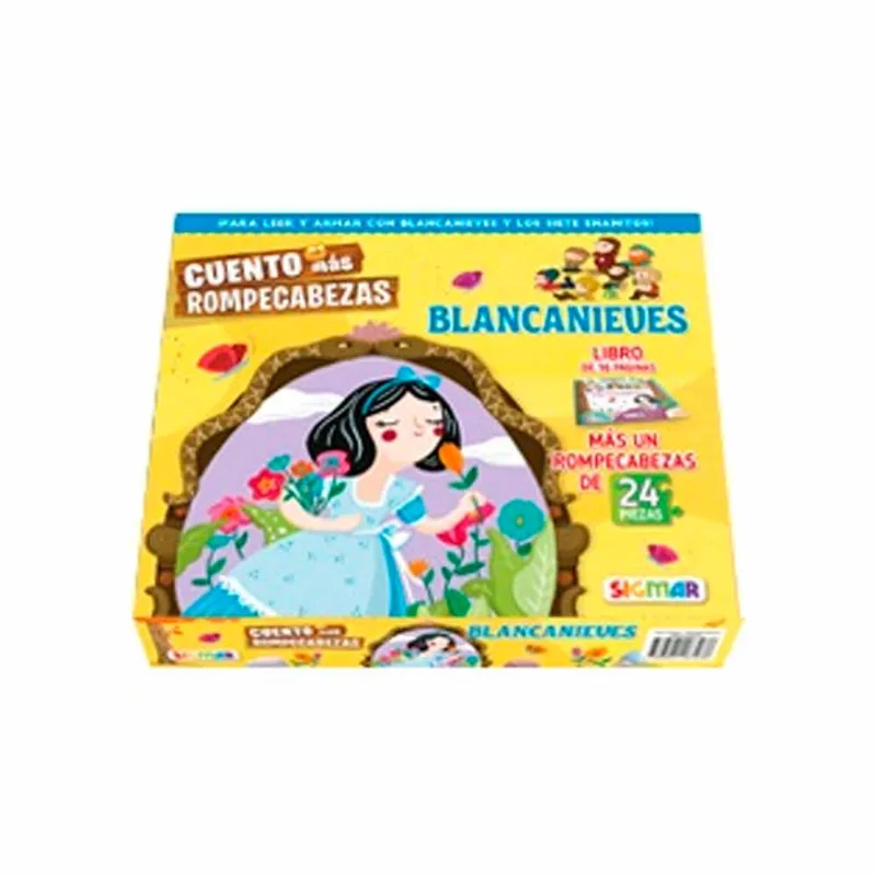 Caja Cuento Rompecabeza Blancanieves - Sigmar