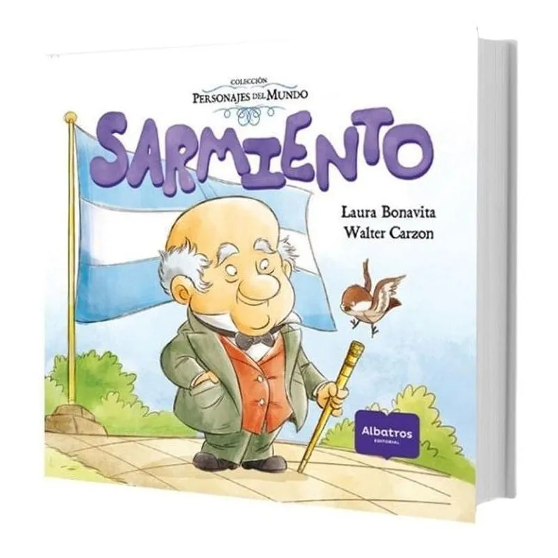 Livro Libro Sarmiento Coleccion Personajes Mundo Albatros