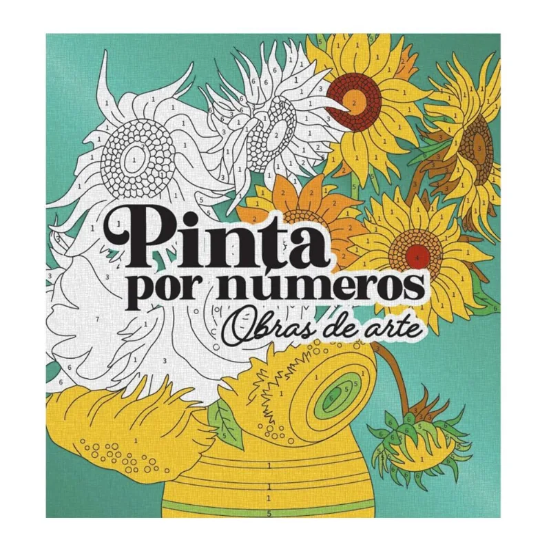 Libro Pintar Por Números. Obras De Arte