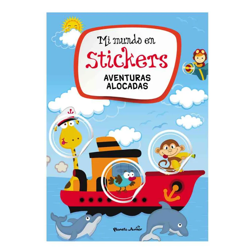 Aventuras Alocadas-mi Mundo De Stickers-cja-un.-1