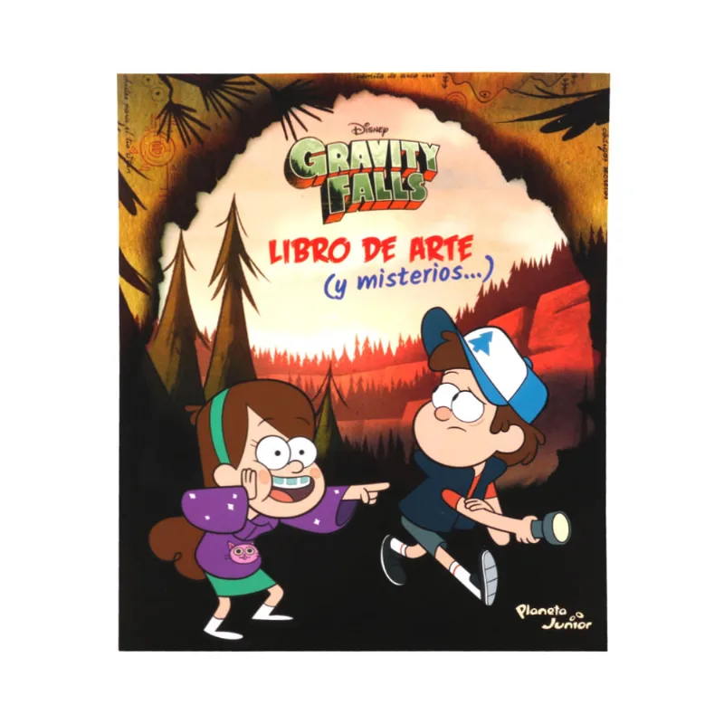 Libro De Arte Y Misterios-gravity Falls