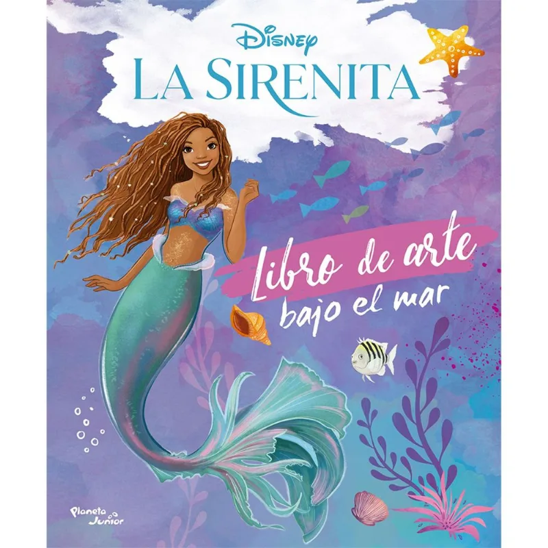 Libro La Sirenita-Libro De Arte Bajo El Mar