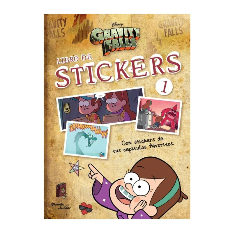 Libro Gravity Falls-Libro De Stickers