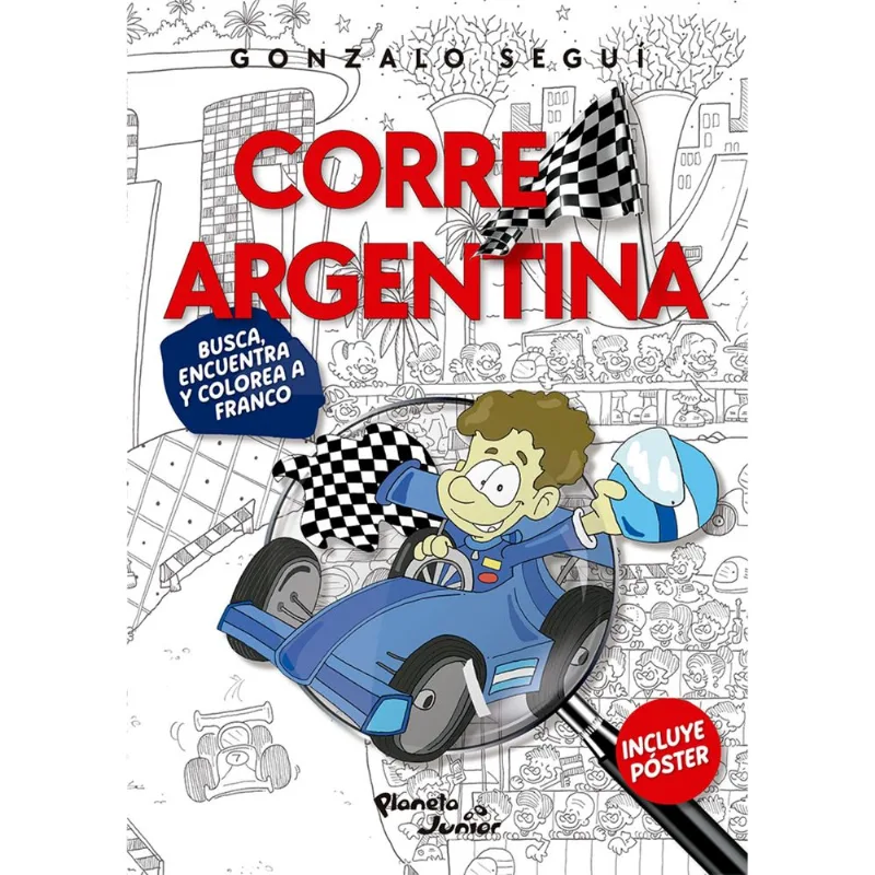 Libro Corre Argentina-Busca, Encuentra Y Color
