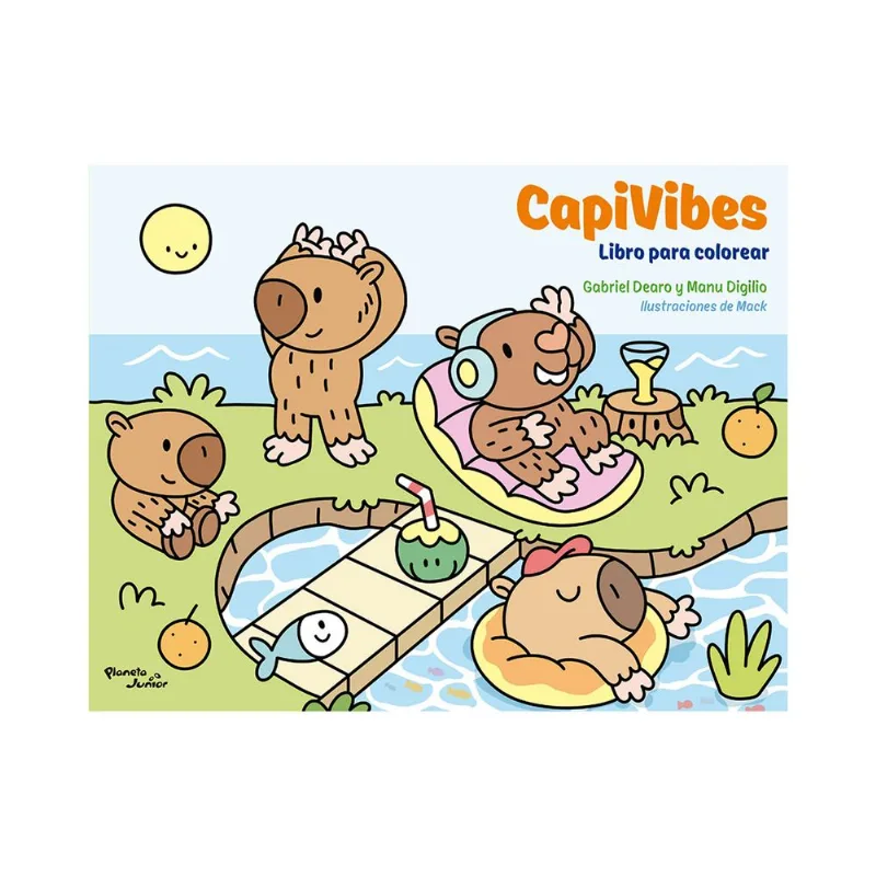 Libro CapiVibes libro para colorear