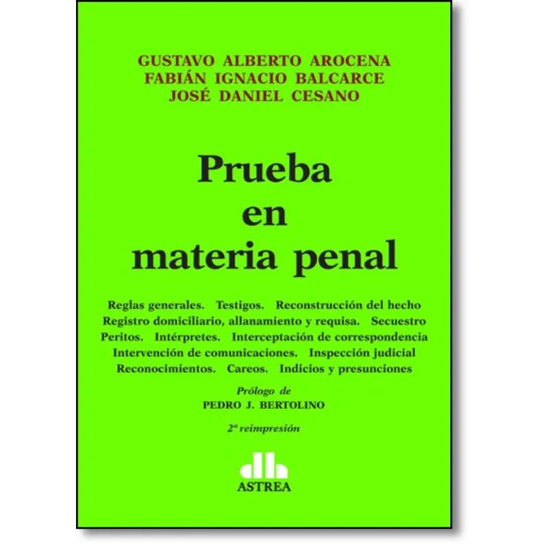 Prueba En Materia Penal
