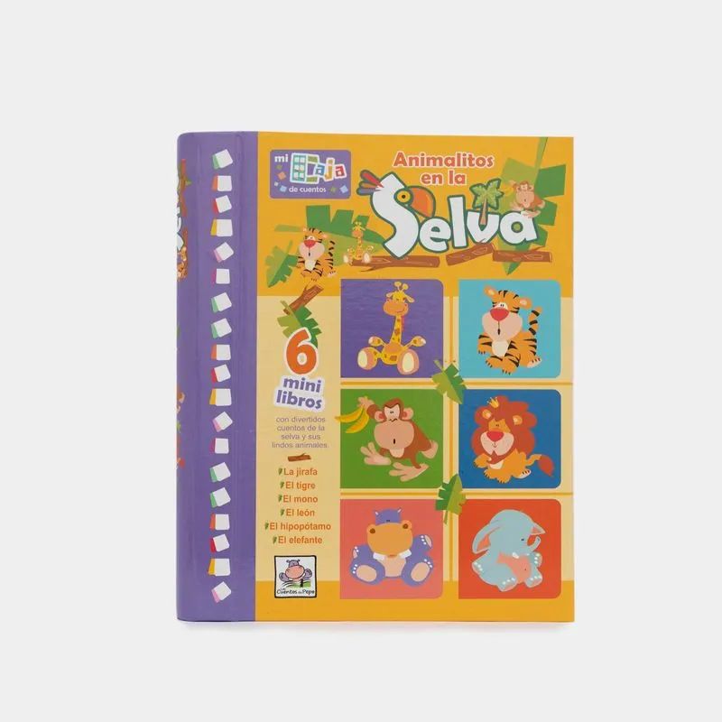 Mi caja de cuentos: animalitos en la selva