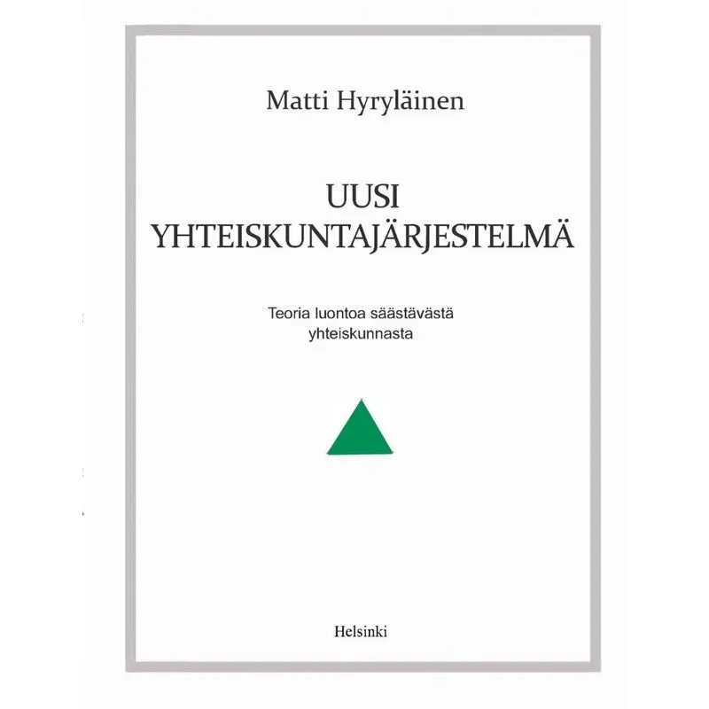 Uusi yhteiskuntajärjestelmä