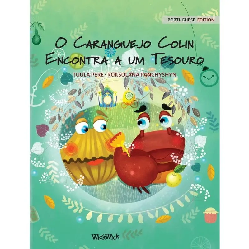 Livro O Caranguejo Colin Encontra a um Tesouro