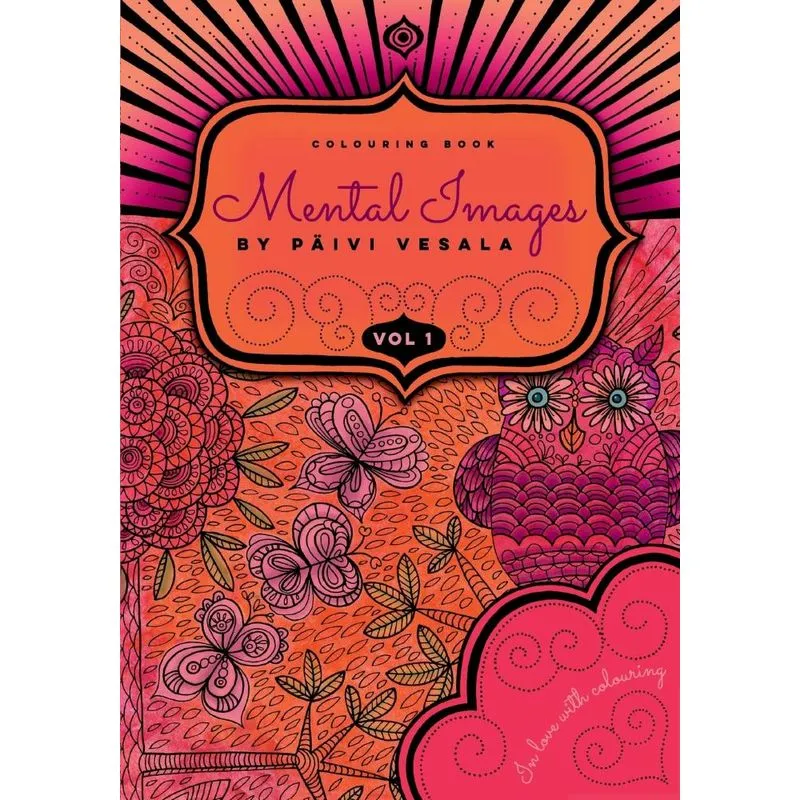 Mental Images vol 1 colouring book