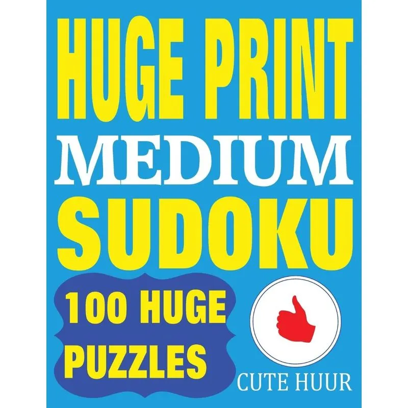 Huge Print Medium Sudoku