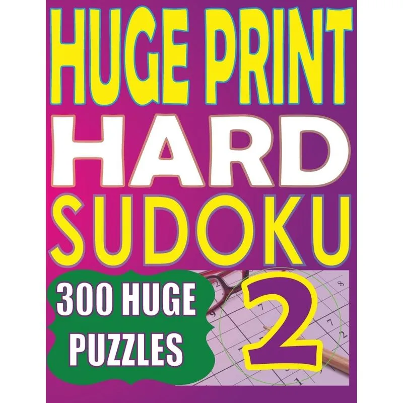 Huge Print Hard Sudoku 2