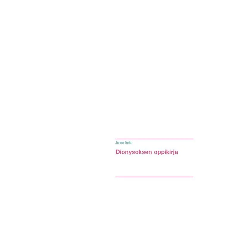 Dionysoksen oppikirja