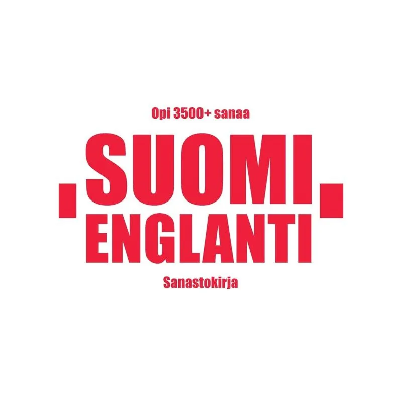 Suomi-englanti Sanastokirja