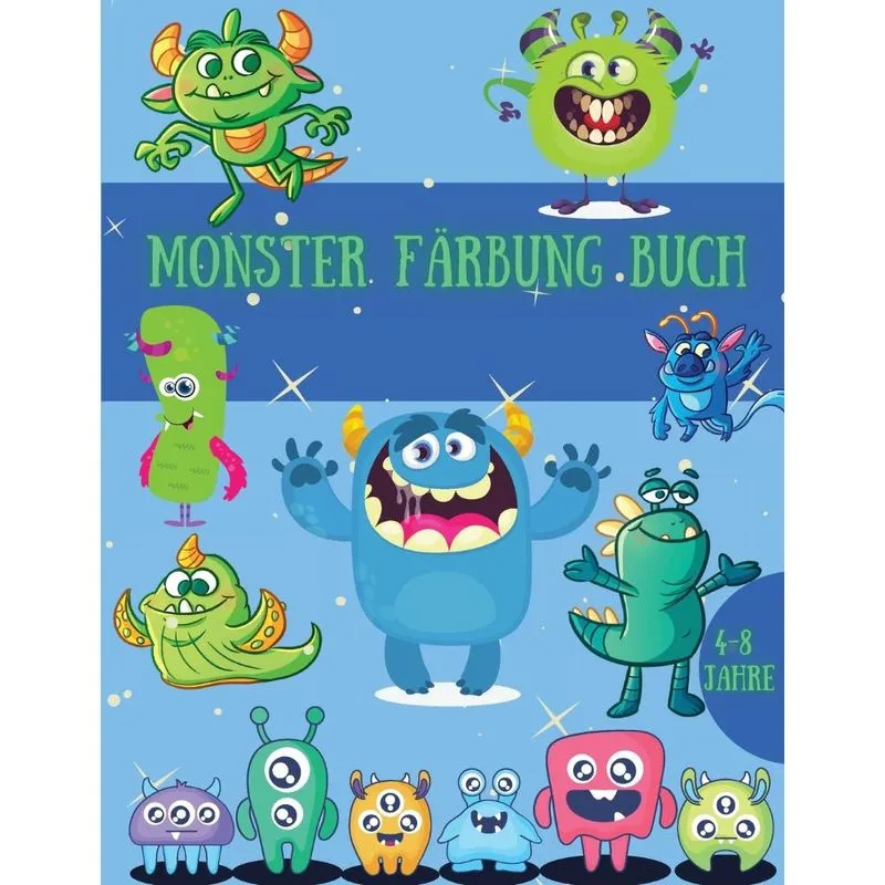 Monster Färbung Buch