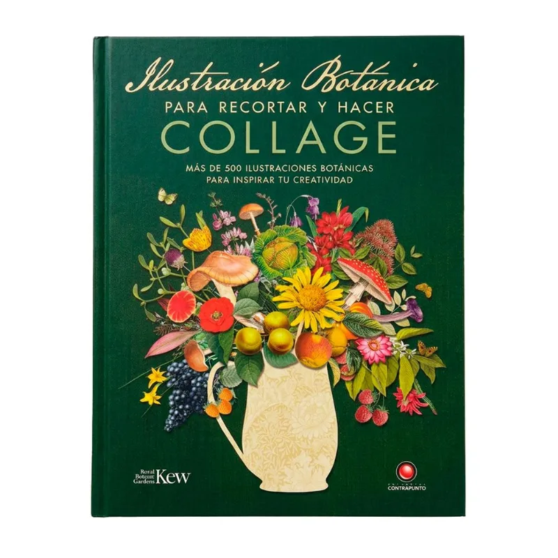 Libro Ilustración Botánica para Recortar y Hacer Collage