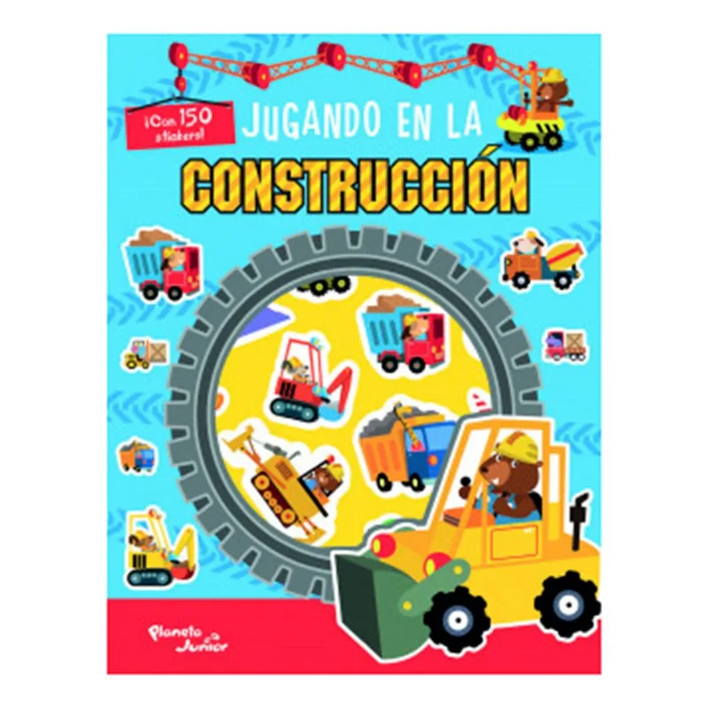 Jugando en la construcción stickers - Varios Autores