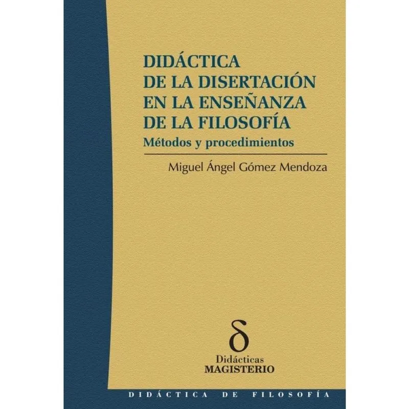 Didáctica de la disertación en la enseñanza de la filosofía - Espanhol