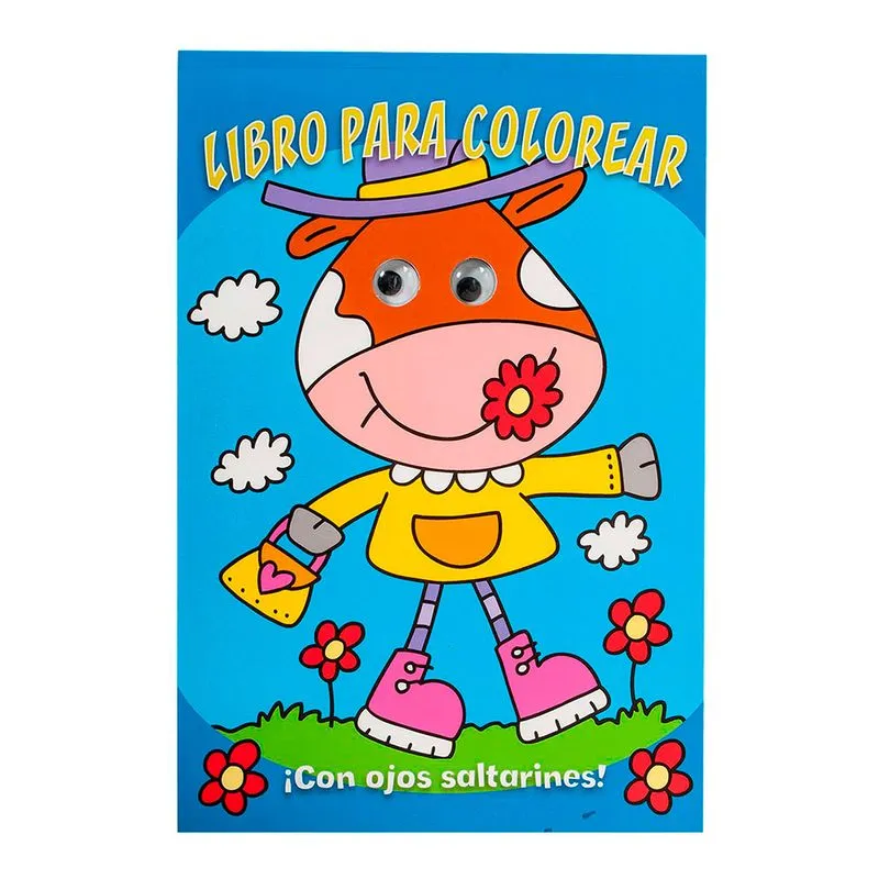 Libro para colorear ¡Con ojos saltarines!