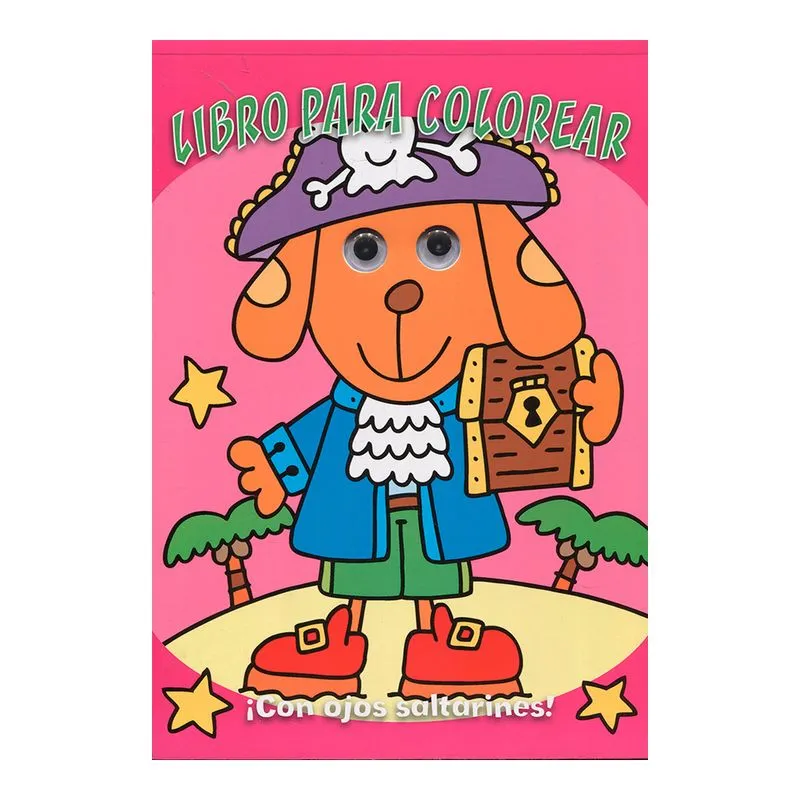 Ojos saltarines: Perro. Libro para colorear