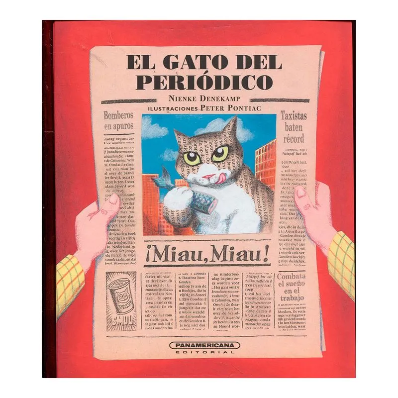 El gato del periódico