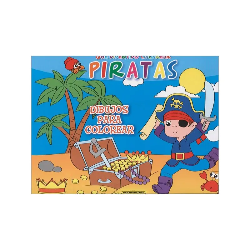 Qué divertido colorear piratas