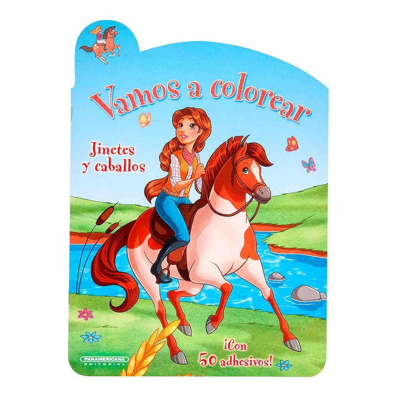 Vamos a colorear jinetes y caballos