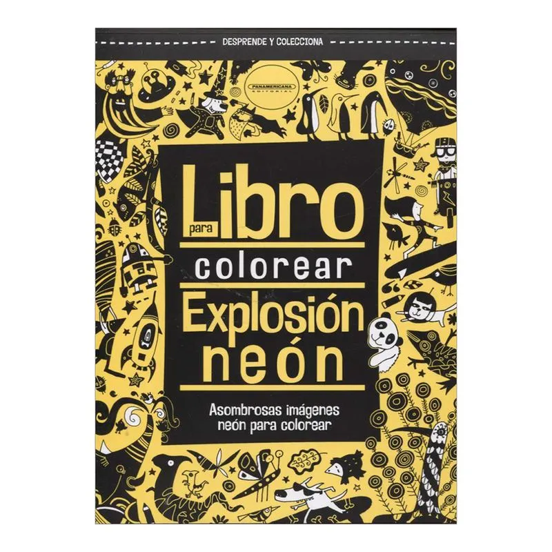 Libro para colorear. Explosión neón