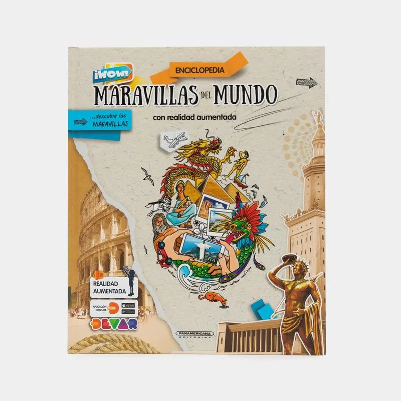 Maravillas del mundo: enciclopedia con realidad aumentada
