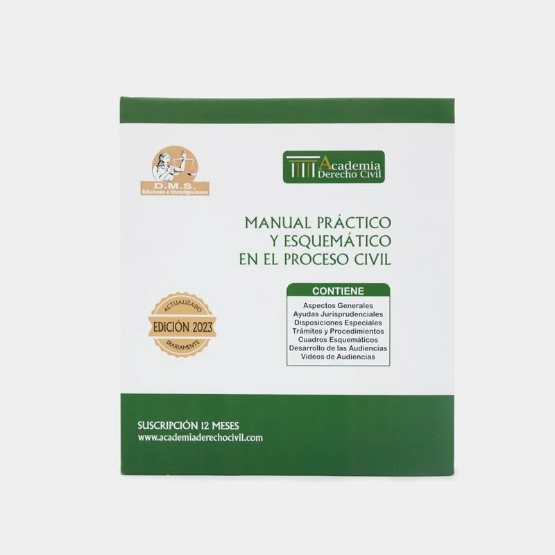 Manual práctico y esquemático en el proceso civil