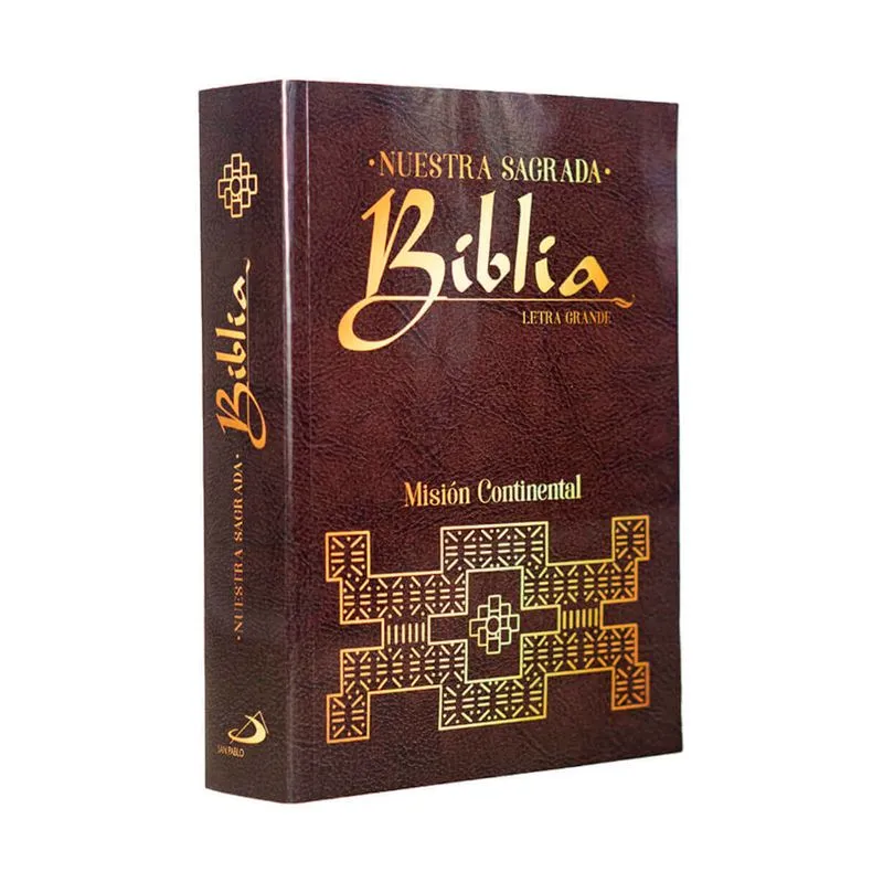 Nuestra sagrada Biblia - Letra grande - Misión continental