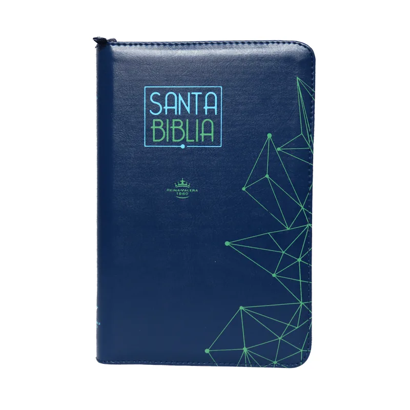 Biblia Reina Valera 1960 en estuche azul