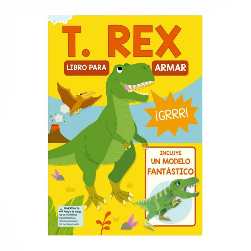 T. Rex. Libro para armar