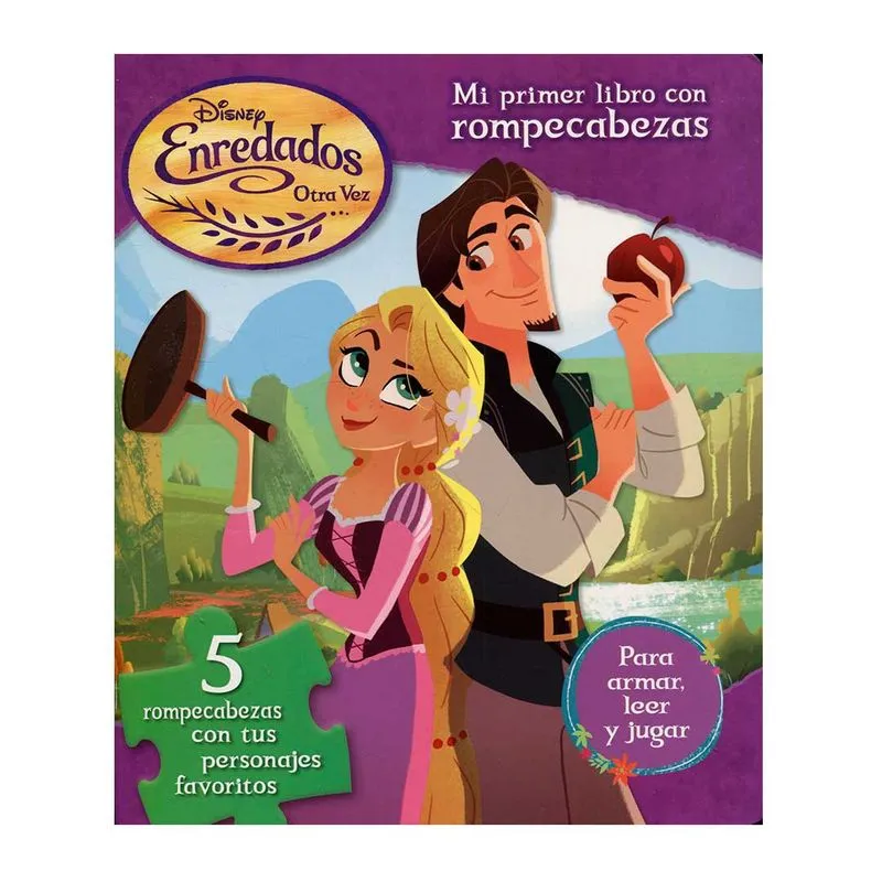 Enredados otra vez… Mi primer libro con rompecabezas