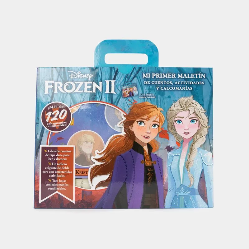 Frozen II: mi primer maletín de cuentos, actividades y calcomanías