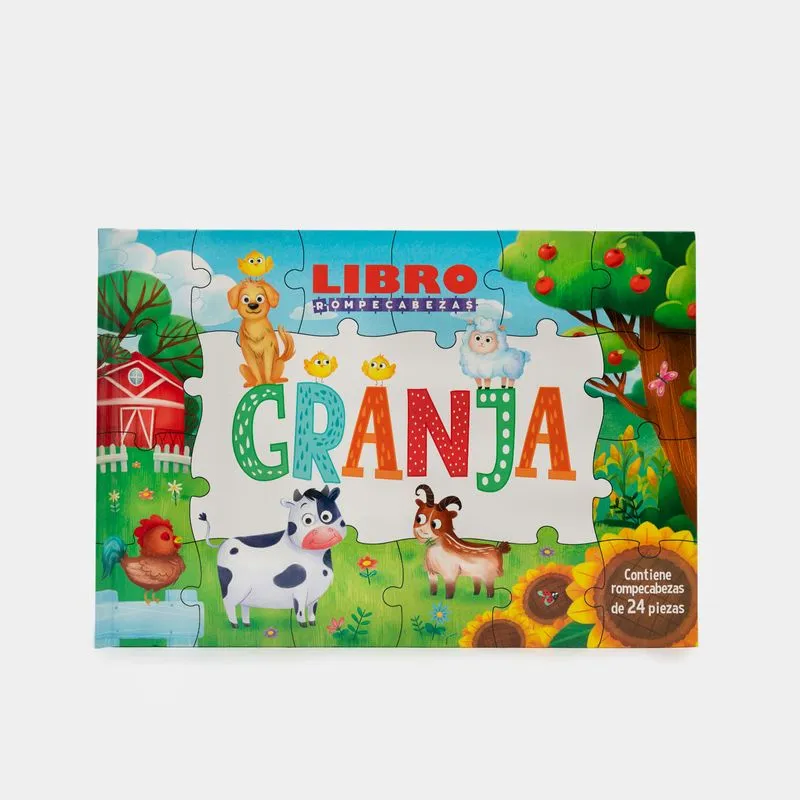 Granja - libro rompecabezas