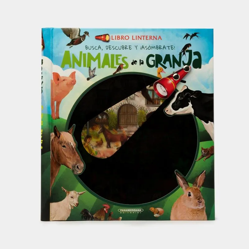 Libro linterna: animales de la granja