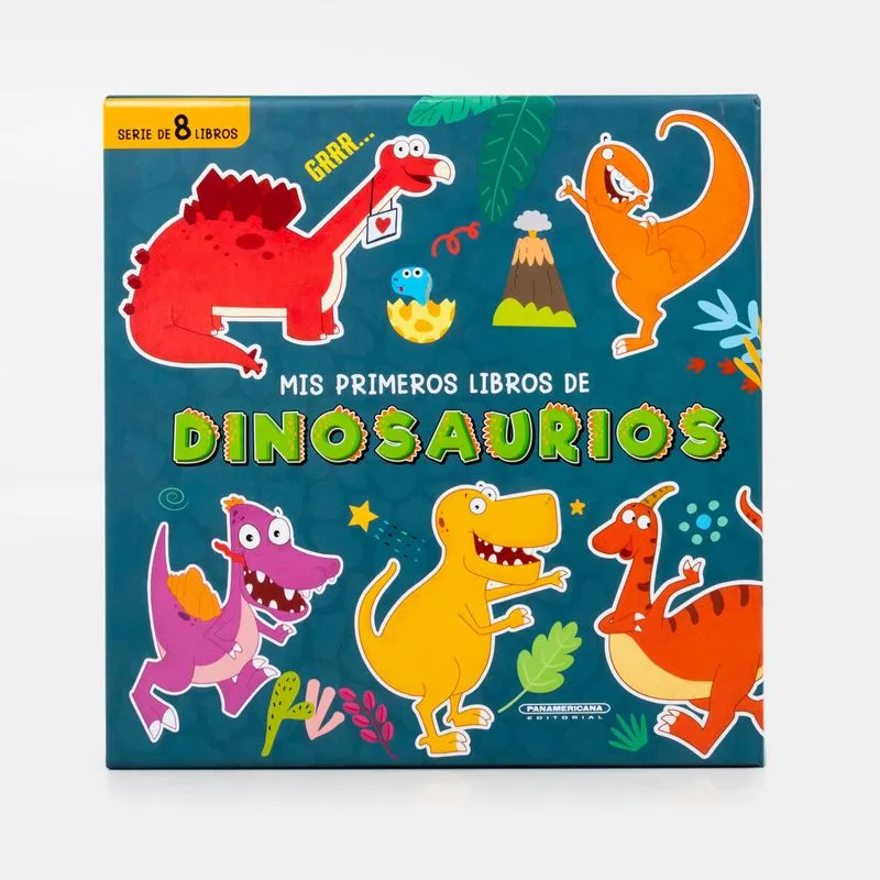 Mis primeros libros de dinosaurios (8 libros)
