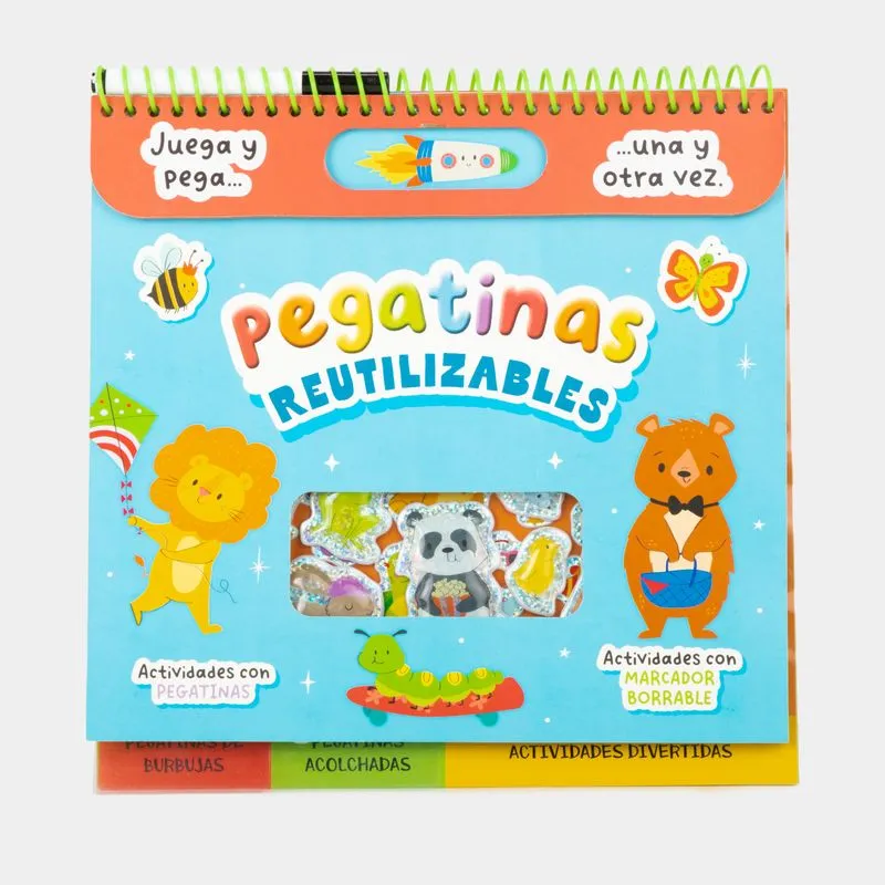 Juega y pega … una y otra vez: pegatinas reutilizables