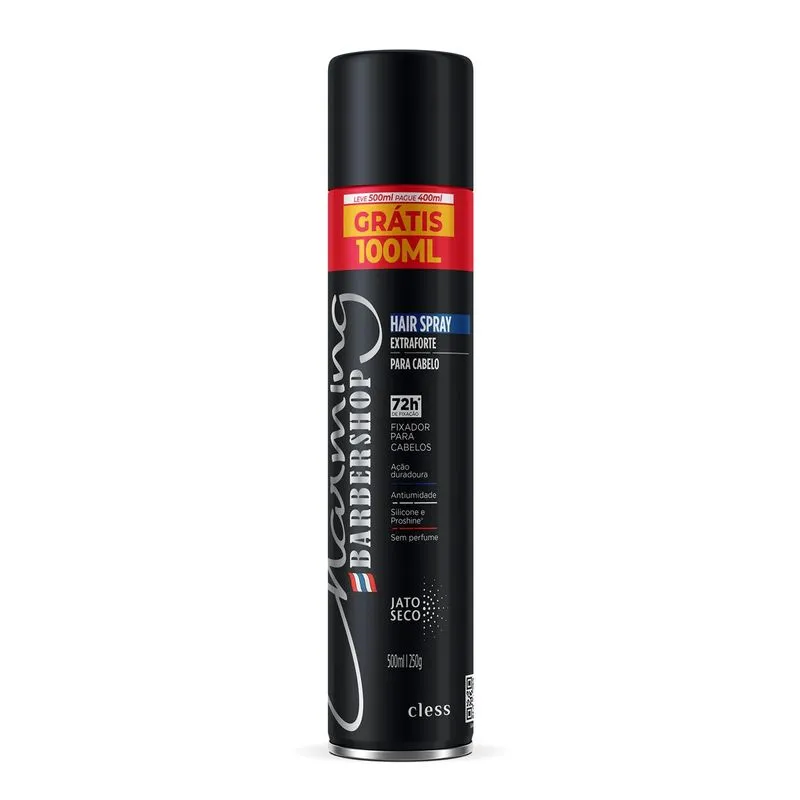 Spray Charming 500ml Barbershop Hair CX 12