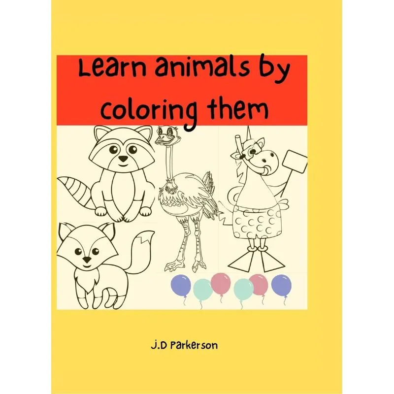 Learn animals by coloring them