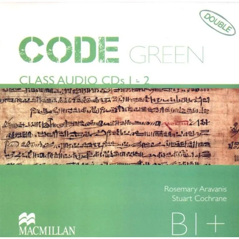 Code Green B1+ Audio Cd