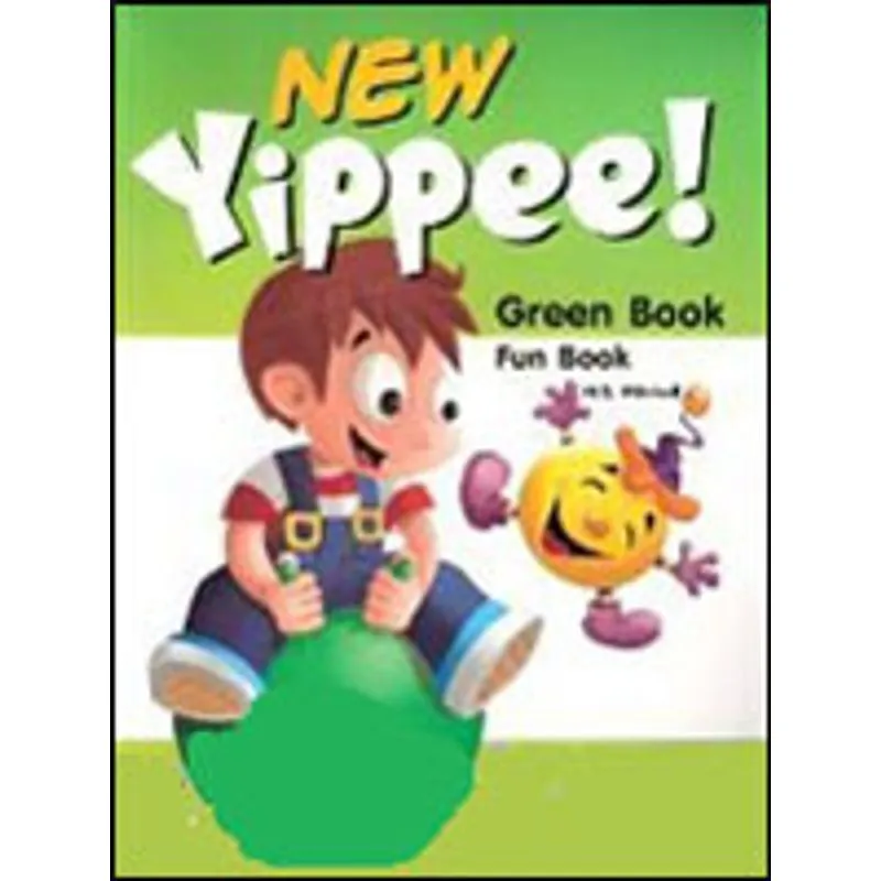 NEW YIPPEE! GREEN BOOK - FUN BOOK + CD