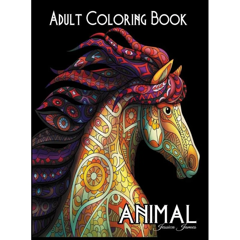 Animal Adult Coloring Book