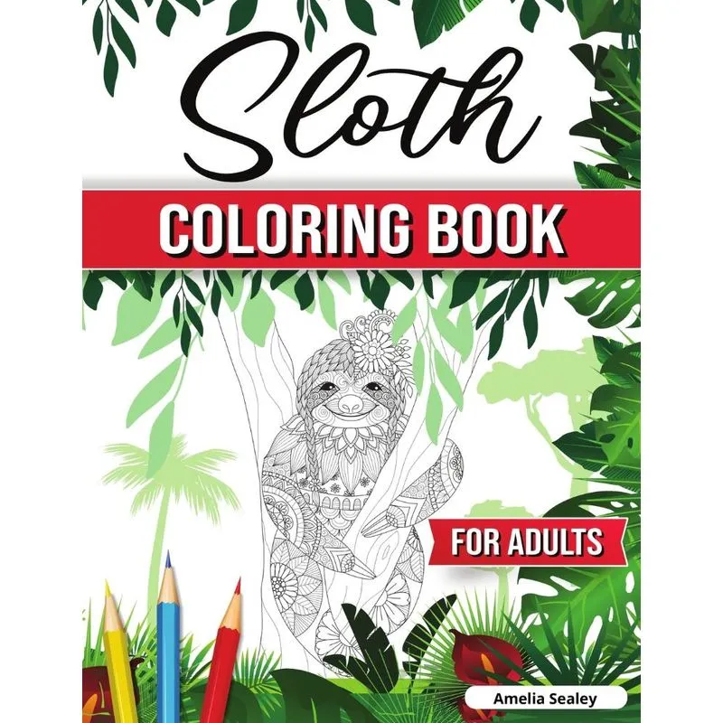Sloth Coloring Book for Adults
