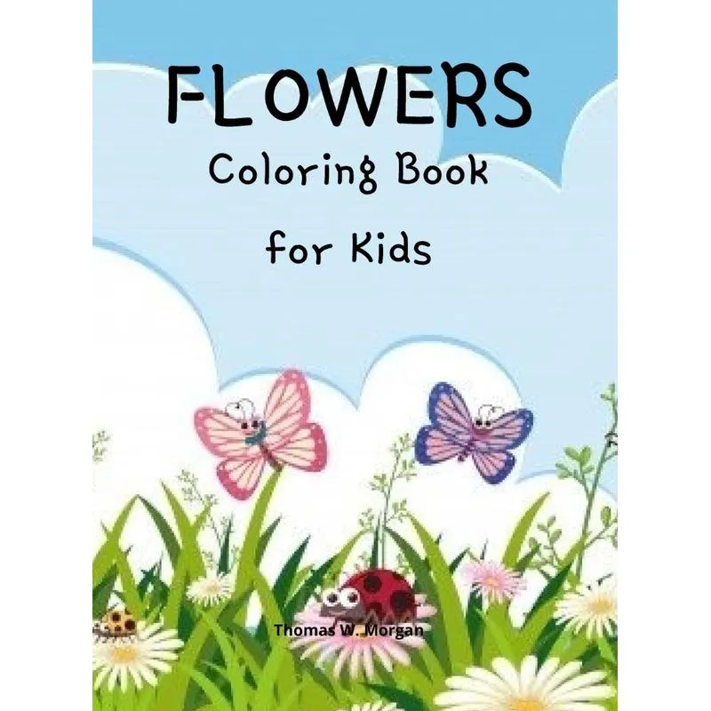 Flowers Coloring Book for Kids