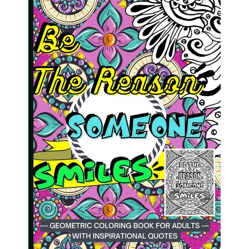 Geometric Coloring Book For Adults